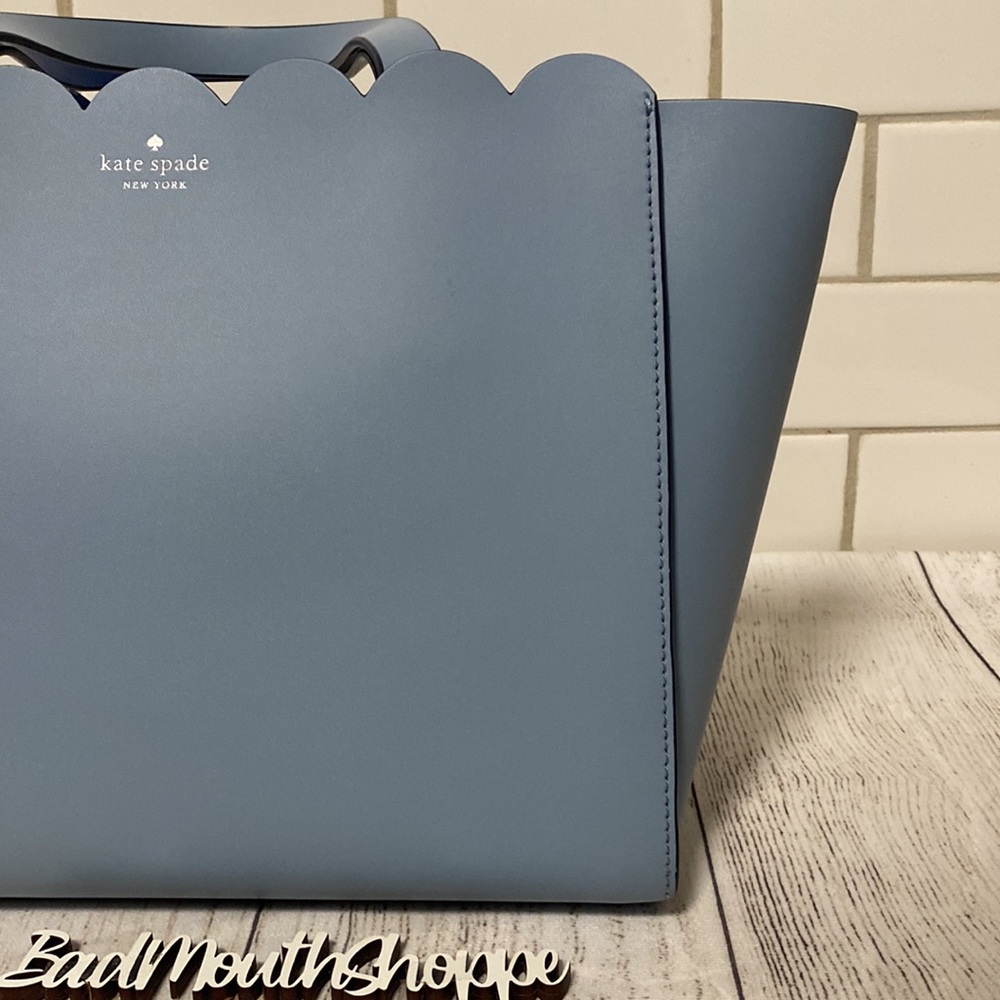 *kate spade Small Mina Magnolia Street Blue Crossbody Shoulder Handbag Purse - Picture 2 of 15